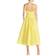 Monique Lhuillier Jacquard Fit and Flare Dress - Daffodil