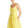 Monique Lhuillier Jacquard Fit and Flare Dress - Daffodil