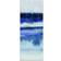 Empire Art Direct Shorebreak Abstract B Glass Framed Art 24x63"