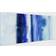 Empire Art Direct Shorebreak Abstract B Glass Framed Art 24x63"