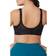 Glamorise No-Sweat Mesh Sports Bra Plus Size - Black