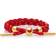 Rastaclat LNY Rooster Braided Bracelet - Red/Gold