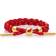 Rastaclat LNY Rat Braided Bracelet - Red/Gold