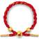 Rastaclat LNY Rat Braided Bracelet - Red/Gold