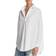 French Connection Rhodes Oversize V-Neck Poplin Shirt - Linen White