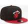 New Era Miami Heat Team Arch 9FIFTY Snapback Cap Sr