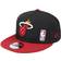 New Era Miami Heat Team Arch 9FIFTY Snapback Cap Sr