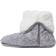 Dearfoams Beth Furry Foldover - Grey