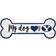 Fan Creations BYU Cougars Team Dog Bone Sign Board