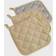 DII Terry Pot Holder Beige, Gray (17.78x17.78cm)