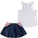 adidas Tank and Skort 2-Piece Set - White