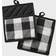 DII Buffalo Pot Holders Black (21.59x20.32cm)