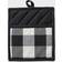 DII Buffalo Pot Holders Black (21.59x20.32cm)