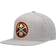 Mitchell & Ness Denver Nuggets Team Logo Snapback Hat Men - Heathered Gray