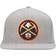 Mitchell & Ness Denver Nuggets Team Logo Snapback Hat Men - Heathered Gray