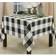 Saro Lifestyle Birmingham Tablecloth Black