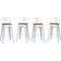 Simpli Home Rayne Bar Stool 33.3" 4pcs