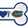 Fan Creations Florida Gators Team Dog Bone Sign Board