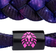 Rastaclat Galaxy Braided Bracelet - Purple