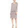 SL Fashions Sequined Tiered Dress and Jacket - Dk Mortar