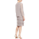 SL Fashions Sequined Tiered Dress and Jacket - Dk Mortar