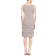 SL Fashions Sequined Tiered Dress and Jacket - Dk Mortar