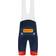 Santini Trek Segafredo 2022 Fan Line Cycling Bib Shorts Men - Nautica Blue