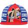 Mitchell & Ness Philadelphia 76ers Hardwood Classics Big Face Callout Snapback Hat - Red