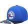 Mitchell & Ness Philadelphia 76ers Slash Century Snapback Hat - Royal/Black