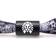 Rastaclat Striped Bite Braided Bracelet - Black/Grey
