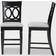 Baxton Studio Verina Bar Stool 108cm 2pcs