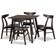 Baxton Studio Britte Dining Set 31.5x31.5" 5