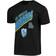 JUNK FOOD Los Angeles Chargers Slant T-shirt - Black