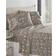 Pointehaven Flannel Bed Sheet Brown (264.16x228.6cm)