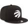 New Era Toronto Raptors Logo 9FIFTY Adjustable Snapback Hat Men - Black/White