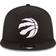 New Era Toronto Raptors Logo 9FIFTY Adjustable Snapback Hat Men - Black/White