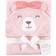 Hudson Animal Face Hooded Towel Bear Girl