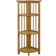 Casual Home 4-Shelf Corner Book Shelf 38.8"