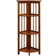 Casual Home 4-Shelf Corner Book Shelf 38.8"