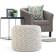 Simpli Home Coates Pouffe 14"