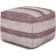 Simpli Home Clay Pouffe 14"