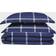 Truly Soft Windowpane Duvet Cover Blue (228.6x228.6)