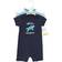 Hudson Infant Boy Cotton Rompers - Sea Turtle