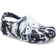 Crocs Kid's Classic Marbled Clog - Black/White