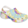 Crocs Classic Platform Clog Tie Dye - White-Multi/Light Yellow