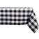 Design Imports Buffalo Check Tablecloth Black, White (213.36x152.4cm)