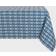 Design Imports Ikat Tablecloth Blue (213.36x152.4cm)