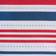Design Imports Patriotic Stripe Tablecloth Multicolour (213.36x152.4cm)