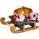 Medusa Copenhagen Sugar Cart Multicolour Julelysestage 8cm