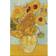 Grafika Vase with 12 Sunflowers 1888 48 Pieces